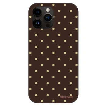 Szilikon tok erre a típusra Apple iPhone 13 Pro Max - Vanilla Dots & Chocolate