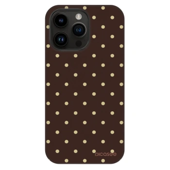 Szilikon tok erre a típusra Apple iPhone 14 Pro Max - Vanilla Dots & Chocolate