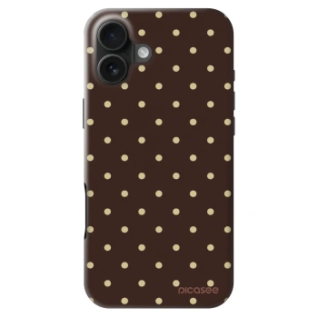 Szilikon tok erre a típusra Apple iPhone 16 Plus - Vanilla Dots & Chocolate