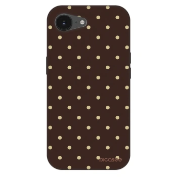 Szilikon tok erre a típusra Apple iPhone 16e - Vanilla Dots & Chocolate