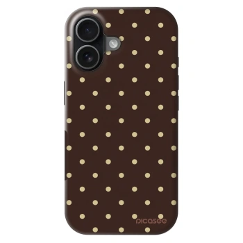 Szilikon tok erre a típusra Apple iPhone 17 - Vanilla Dots & Chocolate
