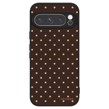 Szilikon tok erre a típusra Google Pixel 9 Pro XL - Vanilla Dots & Chocolate