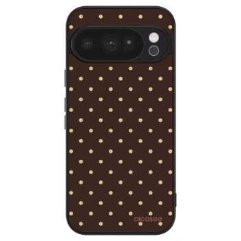 Szilikon tok erre a típusra Google Pixel 10 Pro - Vanilla Dots & Chocolate