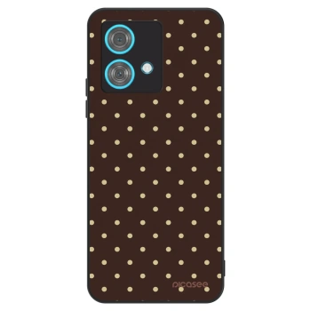 Szilikon tok erre a típusra Motorola Edge 40 Neo - Vanilla Dots & Chocolate