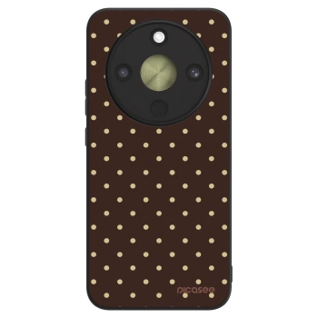 Szilikon tok erre a típusra Honor Magic8 Lite 5G - Vanilla Dots & Chocolate