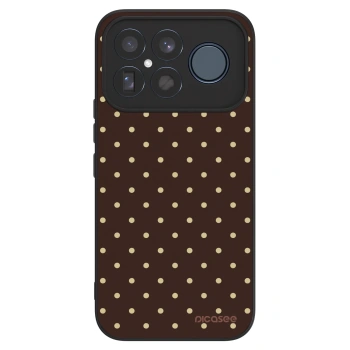 Szilikon tok erre a típusra Xiaomi Poco F8 Ultra - Vanilla Dots & Chocolate