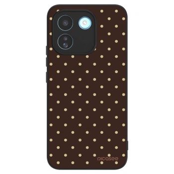 Szilikon tok erre a típusra Xiaomi Redmi Note 17 Pro MAX 5G - Vanilla Dots & Chocolate