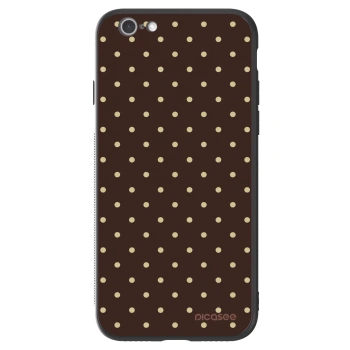Szilikon tok erre a típusra Apple iPhone 6/6S - Vanilla Dots & Chocolate