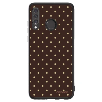 Picasee ULTIMATE CASE Huawei P30 Lite - készülékre - Vanilla Dots & Chocolate