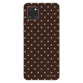 Picasee átlátszó szilikon tok az alábbi mobiltelefonokra Samsung Galaxy Note 10 Lite N770F - Vanilla Dots & Chocolate