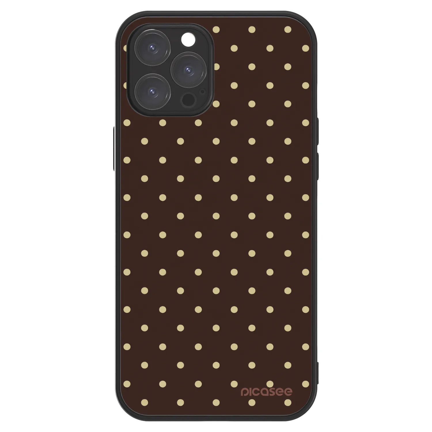 Picasee ULTIMATE CASE Apple iPhone 12 Pro Max - készülékre - Vanilla Dots & Chocolate