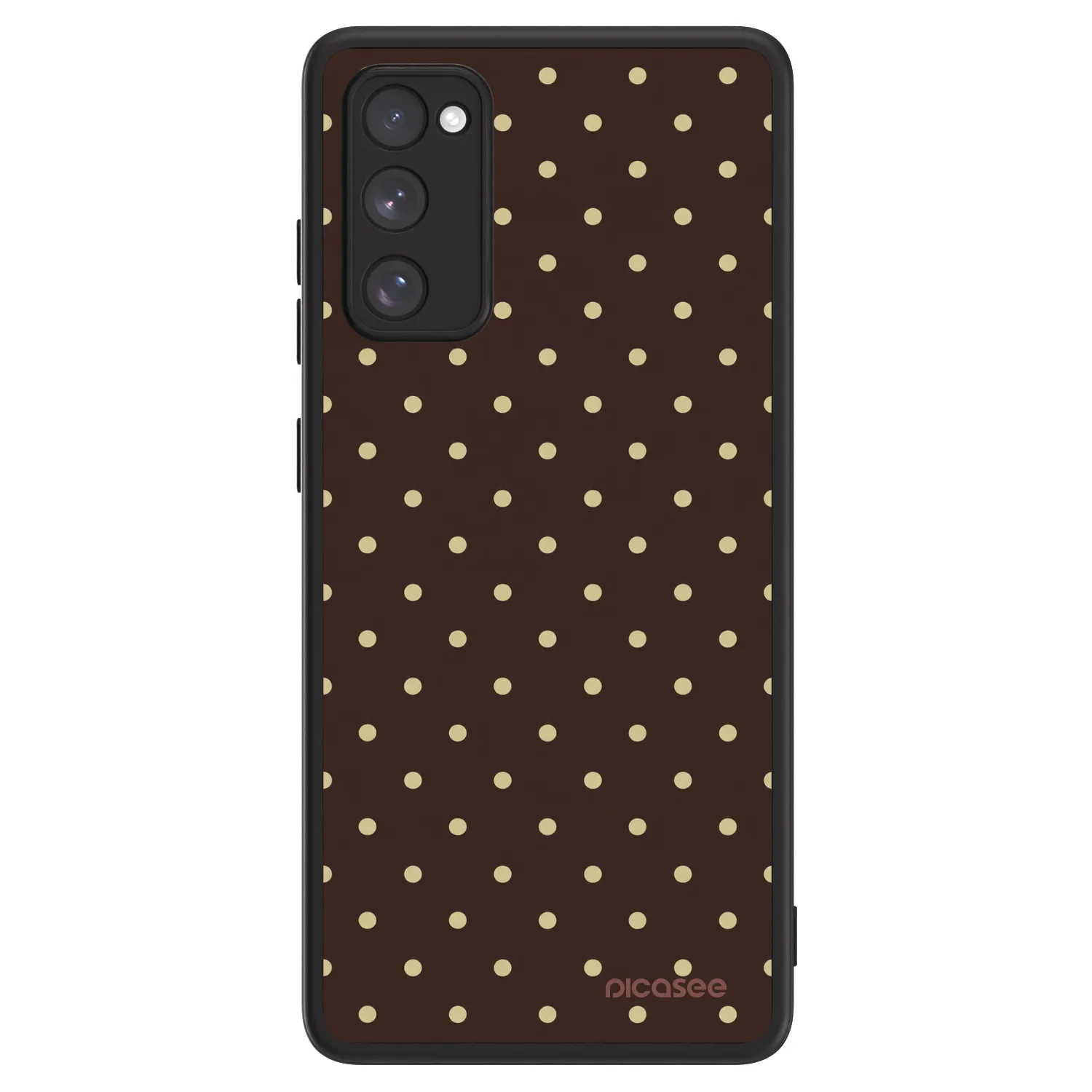 Picasee ULTIMATE CASE Samsung Galaxy S20 FE - készülékre - Vanilla Dots & Chocolate