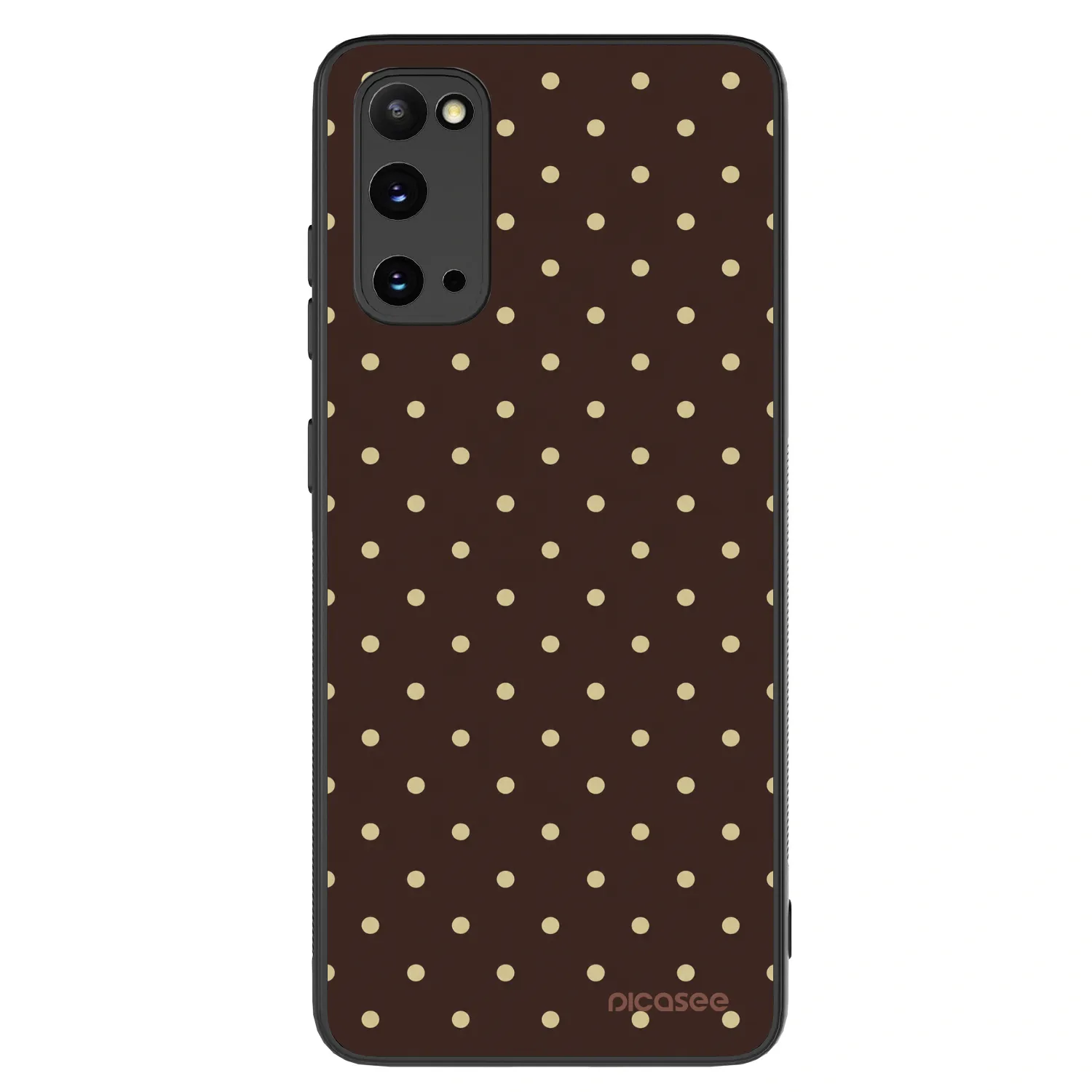 Picasee ULTIMATE CASE Samsung Galaxy S20 G980F - készülékre - Vanilla Dots & Chocolate