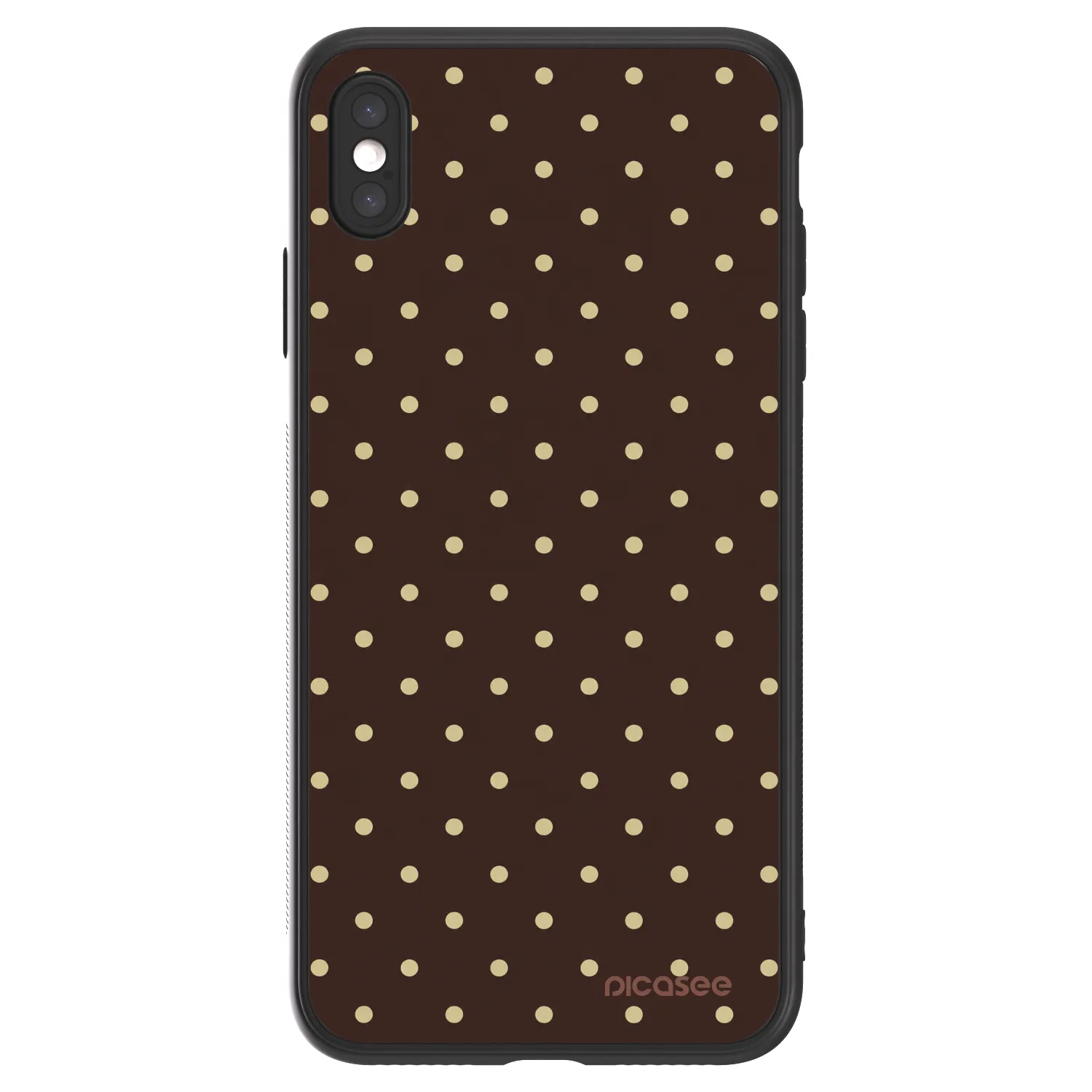 Picasee ULTIMATE CASE Apple iPhone XS Max - készülékre - Vanilla Dots & Chocolate
