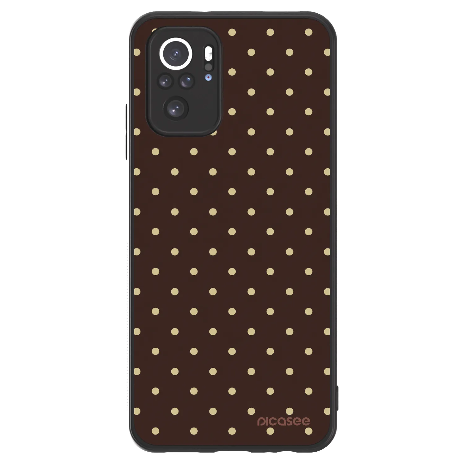 Picasee ULTIMATE CASE Xiaomi Redmi Note 10 - készülékre - Vanilla Dots & Chocolate
