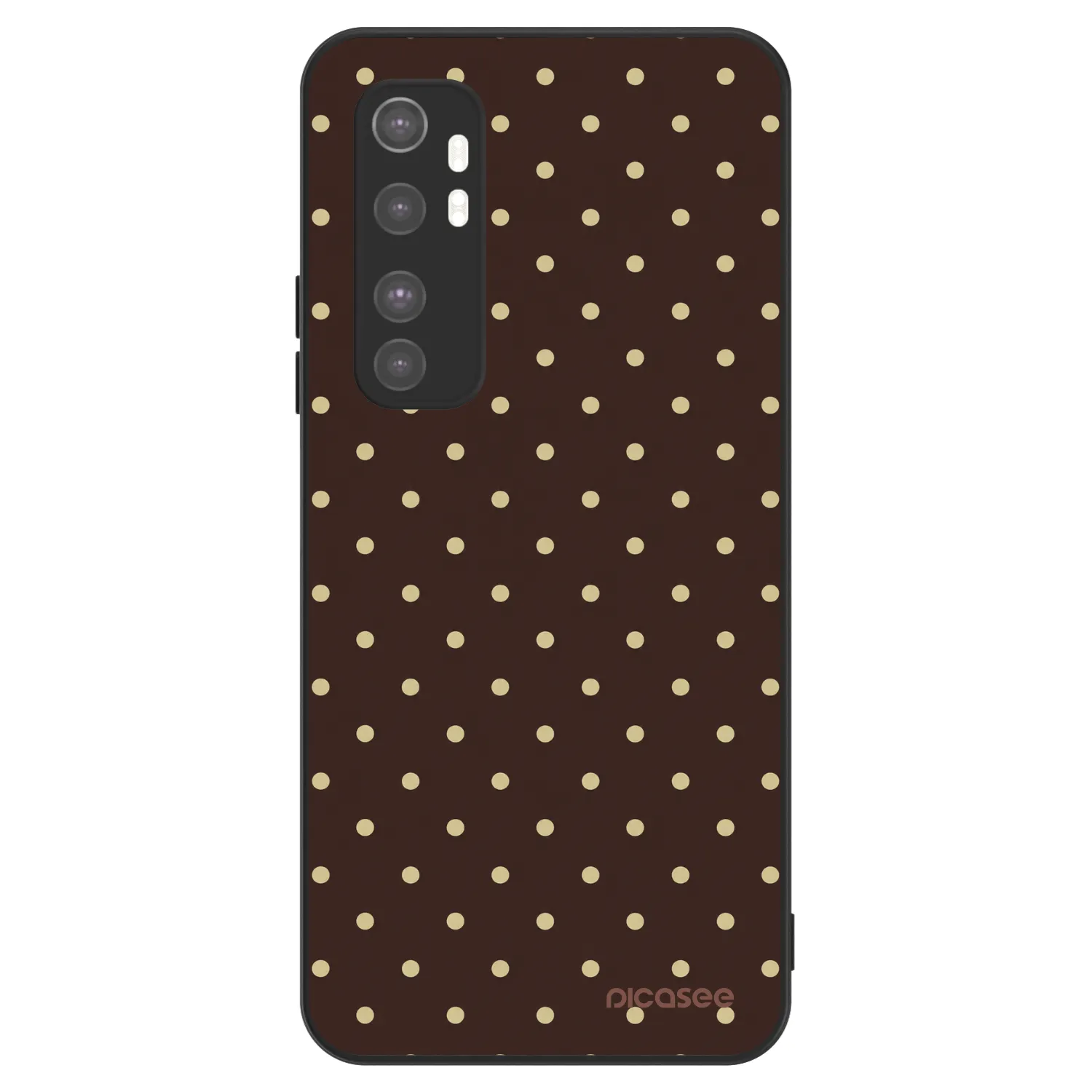 Picasee ULTIMATE CASE Xiaomi Mi Note 10 Lite - készülékre - Vanilla Dots & Chocolate
