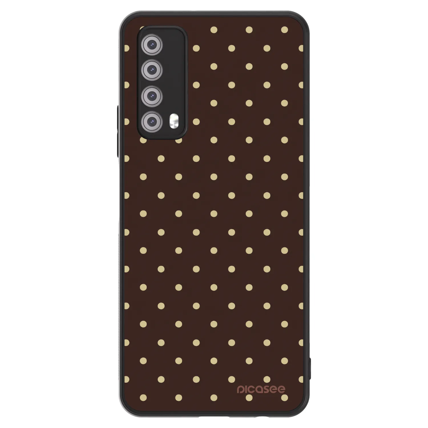 Picasee ULTIMATE CASE Huawei P Smart 2021 - készülékre - Vanilla Dots & Chocolate