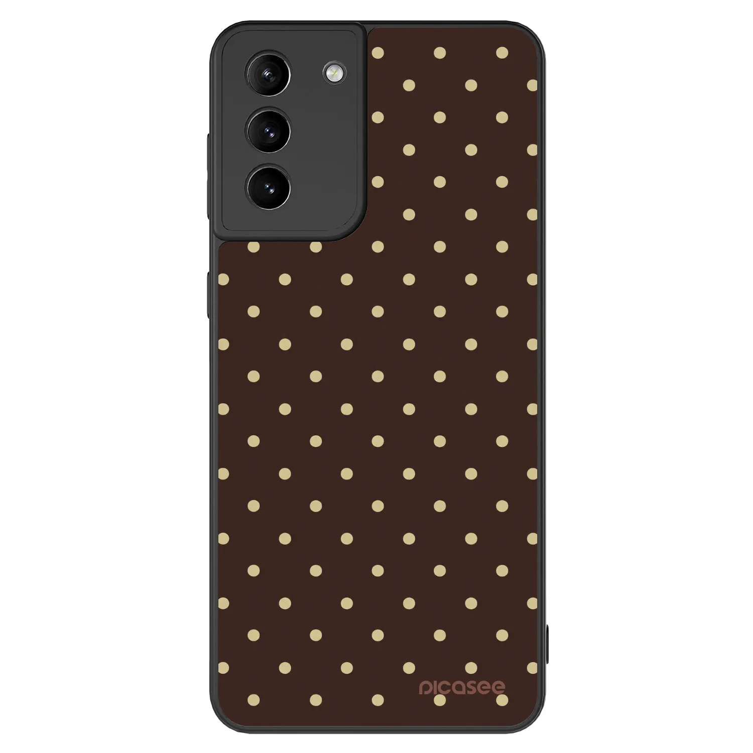 Picasee ULTIMATE CASE Samsung Galaxy S21+ 5G G996F - készülékre - Vanilla Dots & Chocolate
