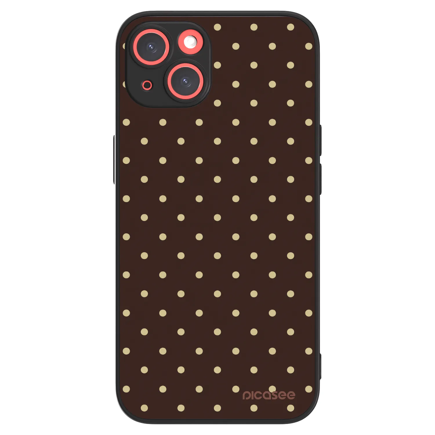 Picasee ULTIMATE CASE Apple iPhone 13 - készülékre - Vanilla Dots & Chocolate