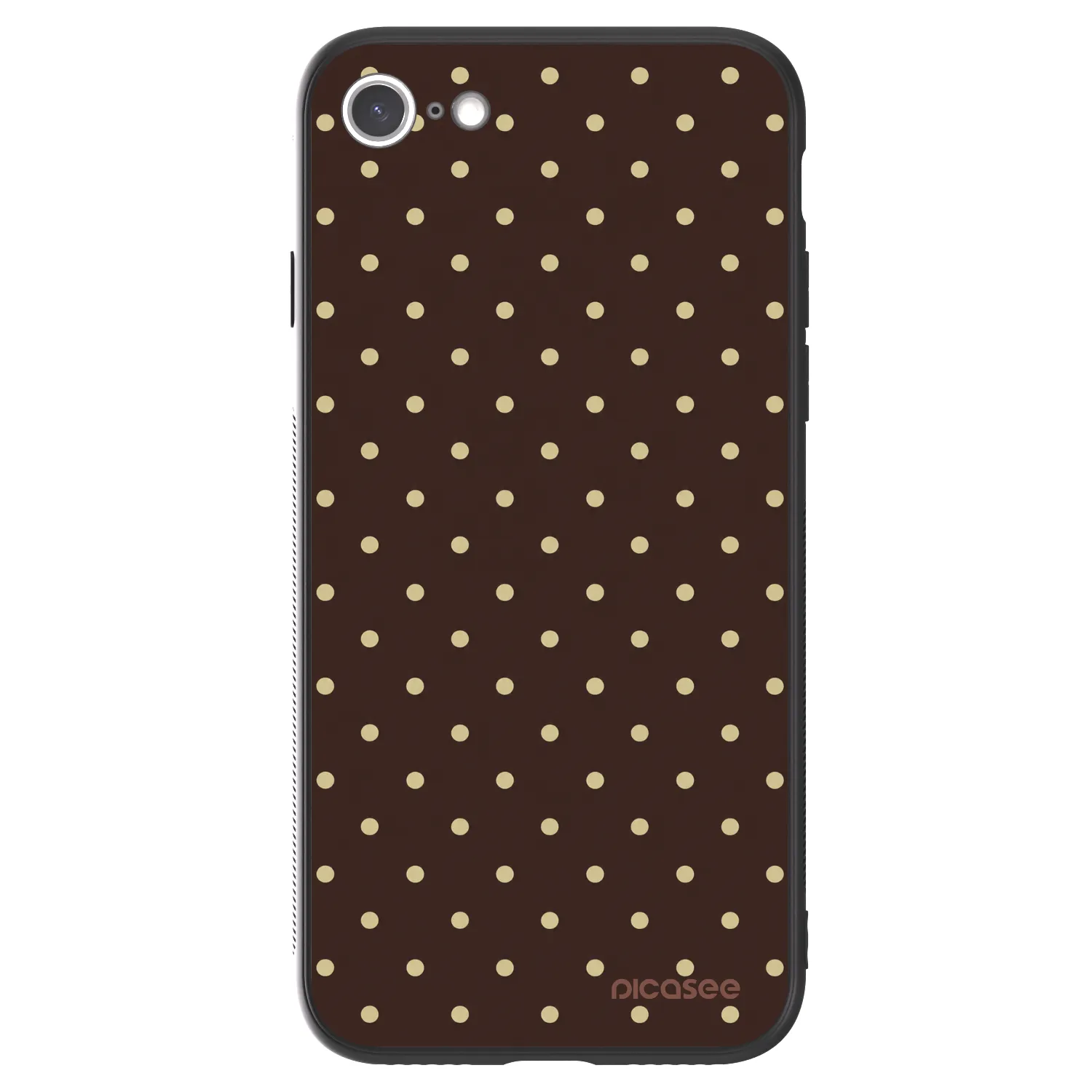 Picasee ULTIMATE CASE Apple iPhone 8 - készülékre - Vanilla Dots & Chocolate