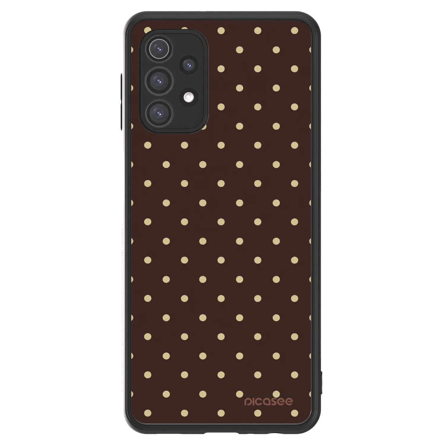 Picasee ULTIMATE CASE Samsung Galaxy A32 5G A326B - készülékre - Vanilla Dots & Chocolate