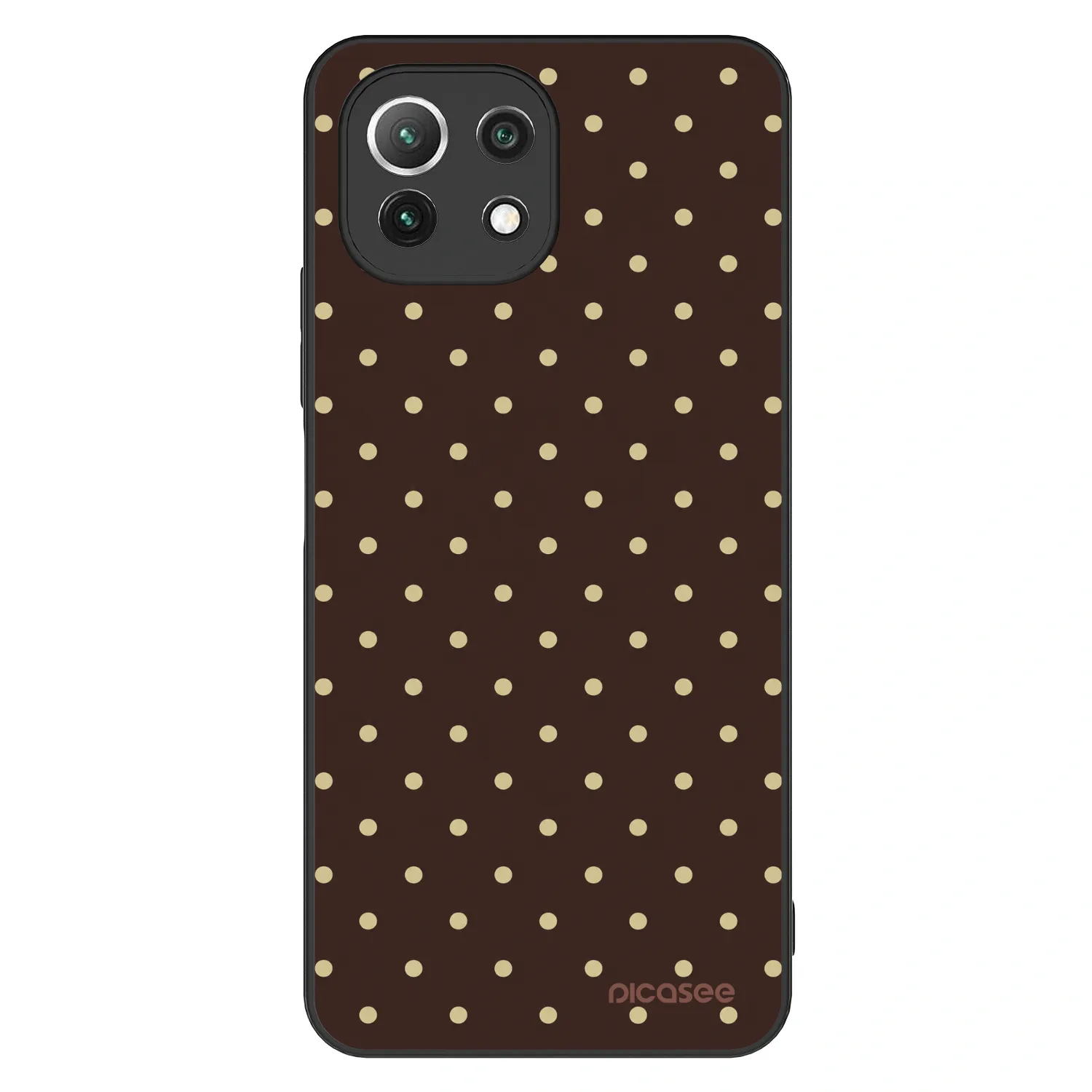 Picasee ULTIMATE CASE Xiaomi Mi 11 Lite - készülékre - Vanilla Dots & Chocolate