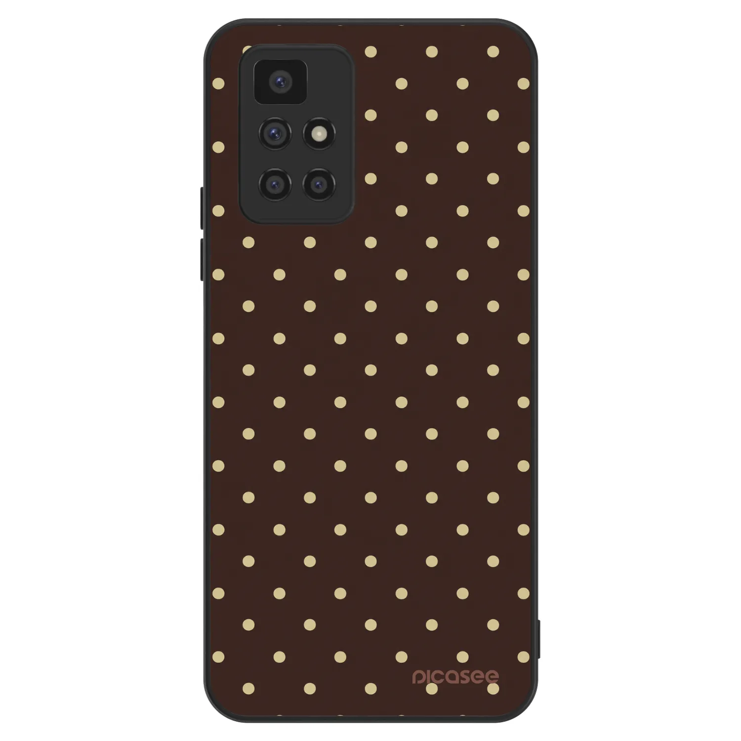 Picasee ULTIMATE CASE Xiaomi Redmi 10 - készülékre - Vanilla Dots & Chocolate