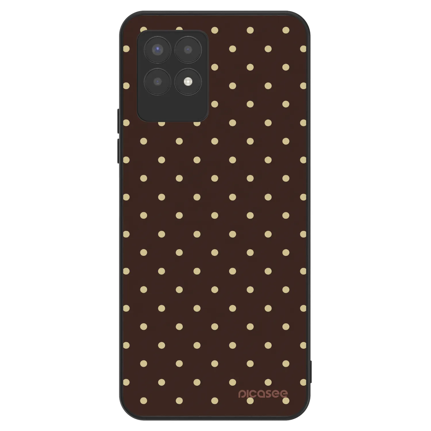 Picasee ULTIMATE CASE Realme 8i - készülékre - Vanilla Dots & Chocolate