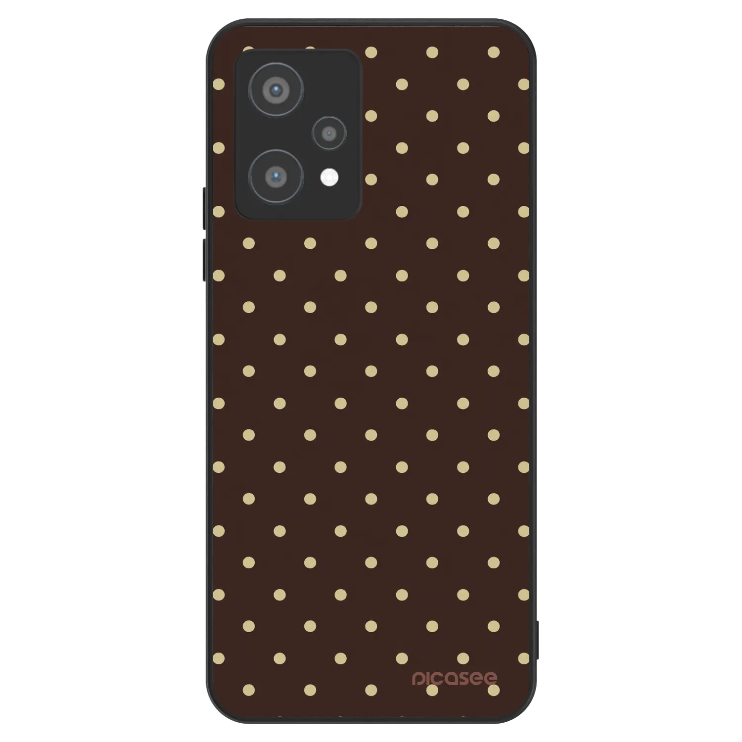 Picasee ULTIMATE CASE Realme 9 Pro 5G - készülékre - Vanilla Dots & Chocolate