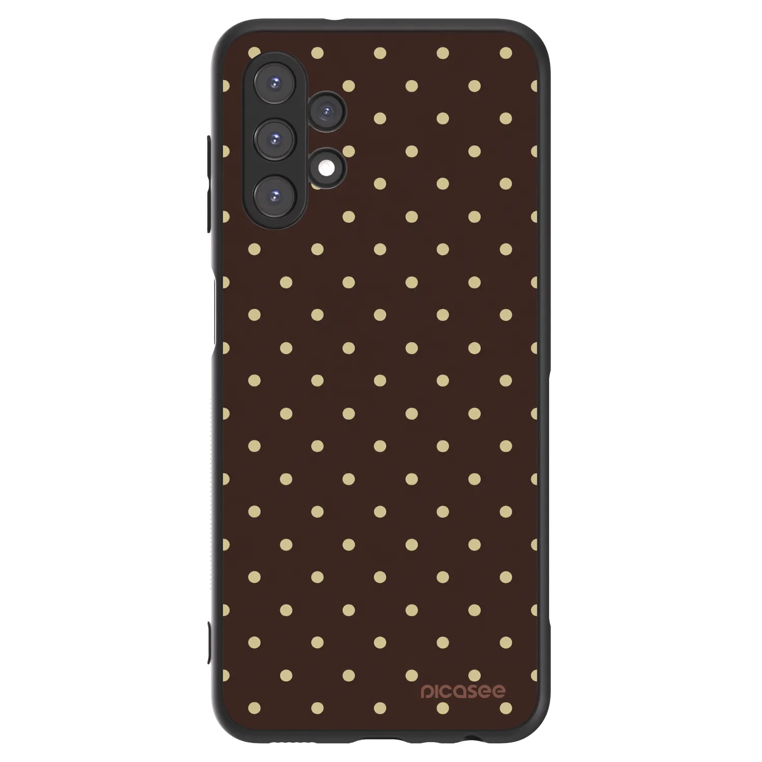Picasee ULTIMATE CASE Samsung Galaxy A13 4G A135 - készülékre - Vanilla Dots & Chocolate