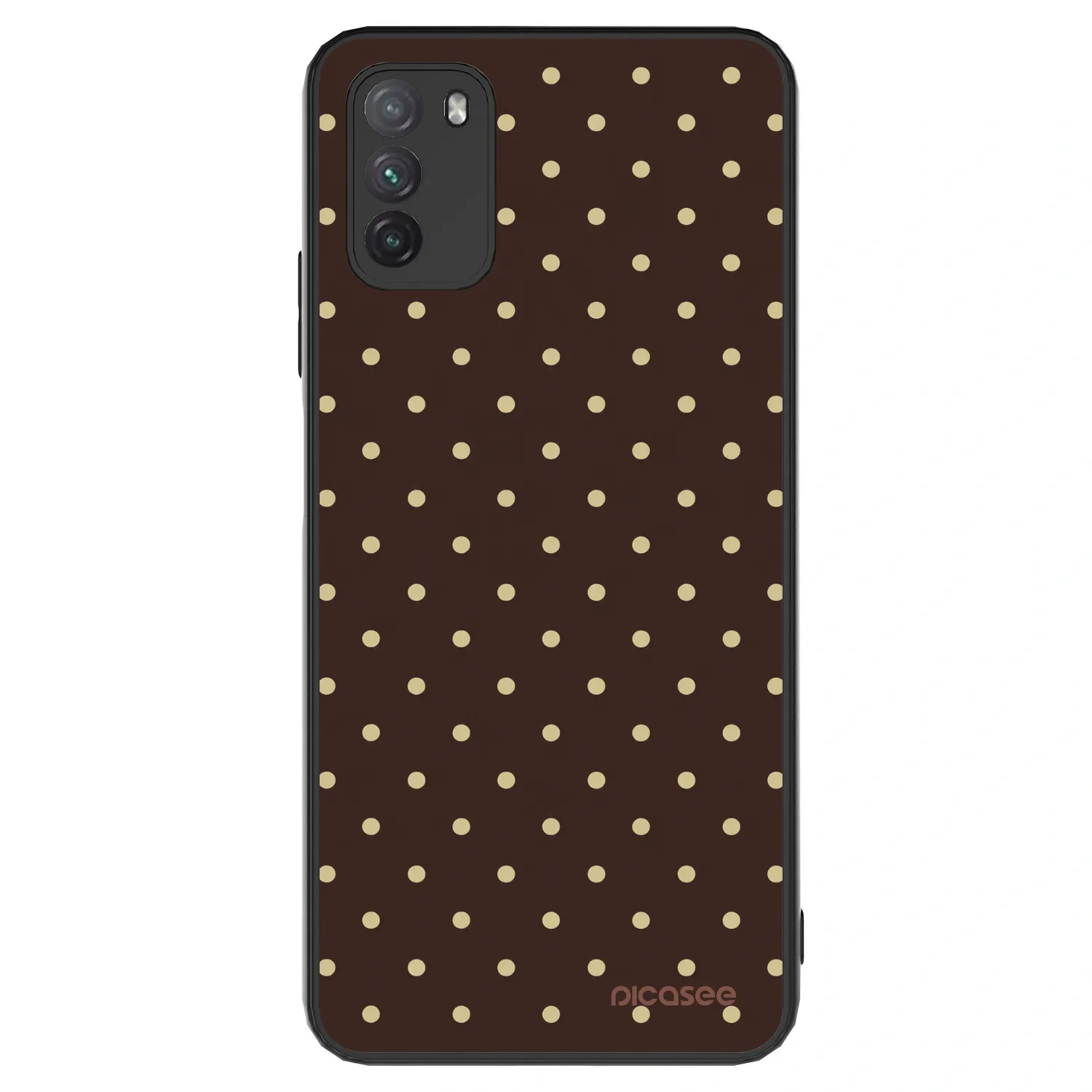 Picasee ULTIMATE CASE Xiaomi Poco M3 - készülékre - Vanilla Dots & Chocolate
