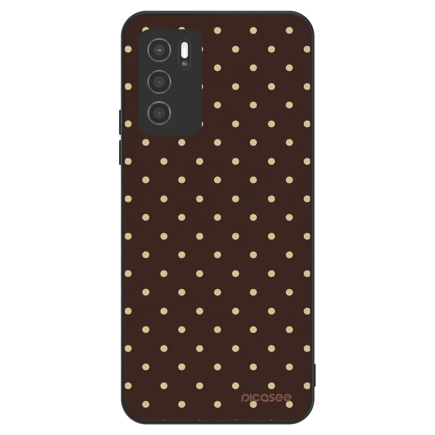 Picasee ULTIMATE CASE OPPO A16s - készülékre - Vanilla Dots & Chocolate