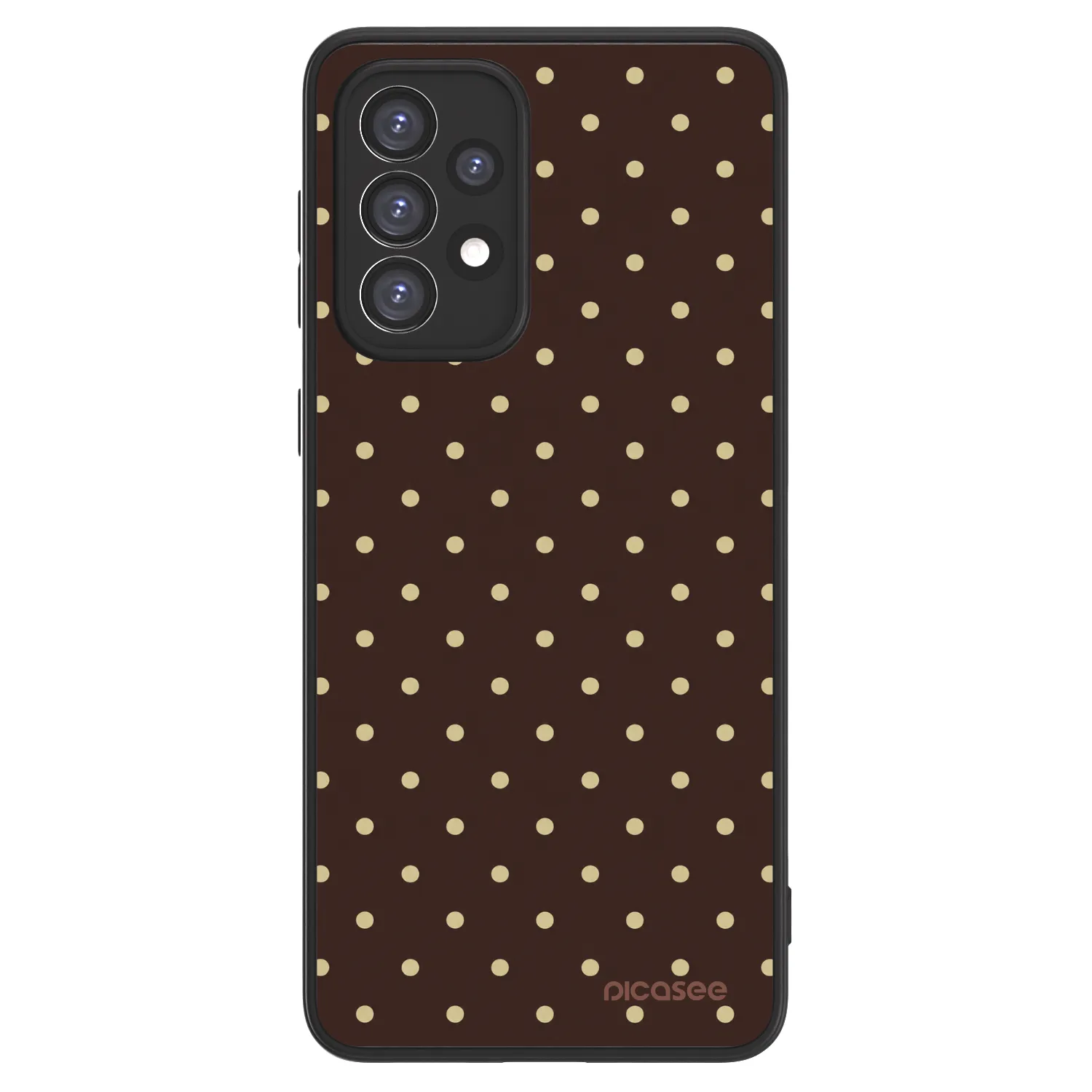 Picasee ULTIMATE CASE Samsung Galaxy A33 5G A336 - készülékre - Vanilla Dots & Chocolate
