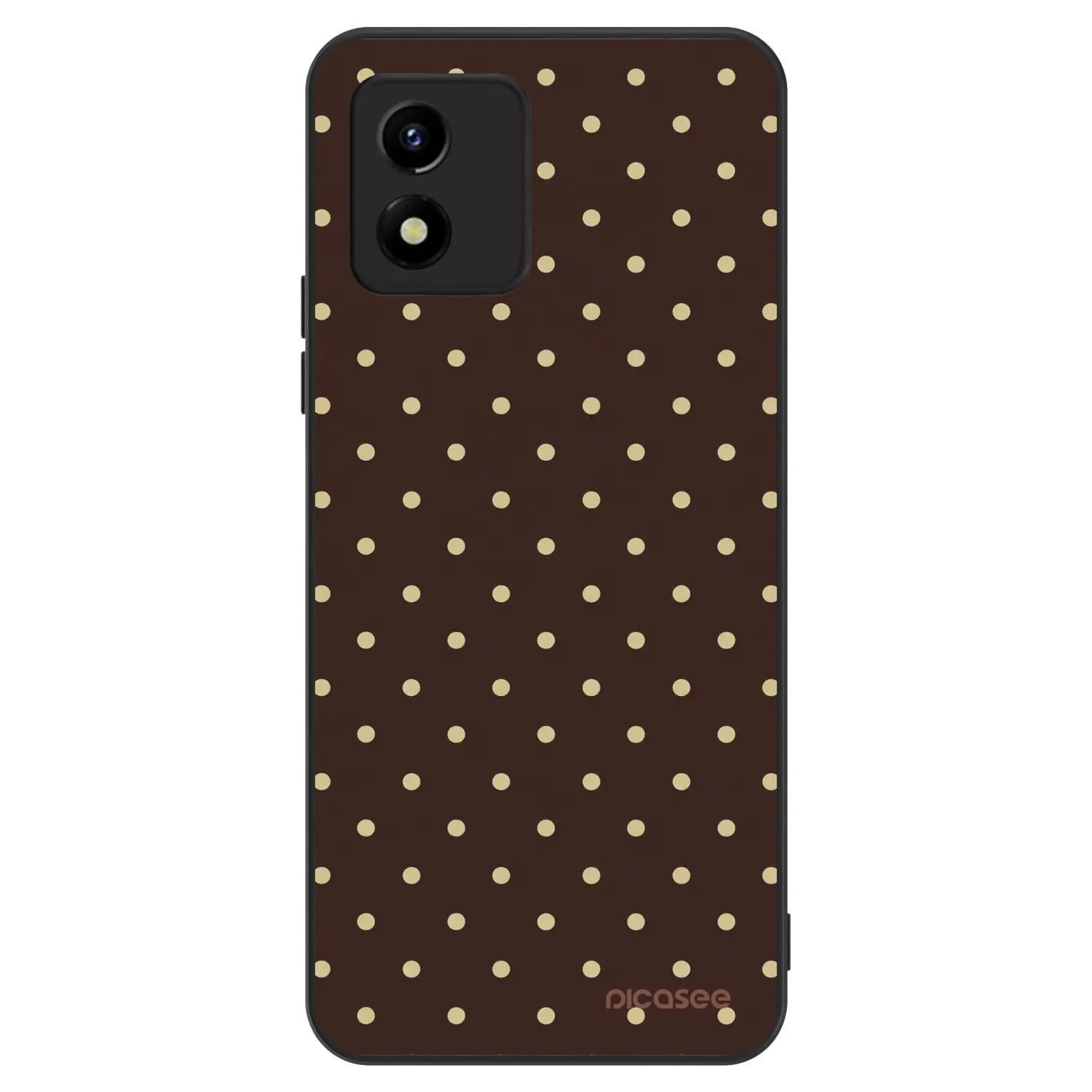 Picasee ULTIMATE CASE Vivo Y01 - készülékre - Vanilla Dots & Chocolate