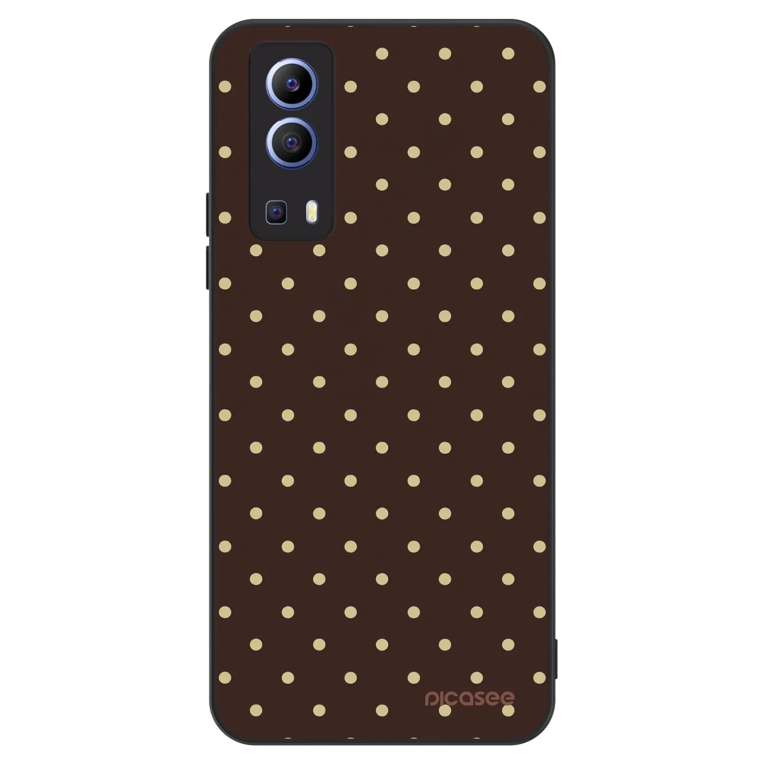 Picasee ULTIMATE CASE Vivo Y52 5G - készülékre - Vanilla Dots & Chocolate