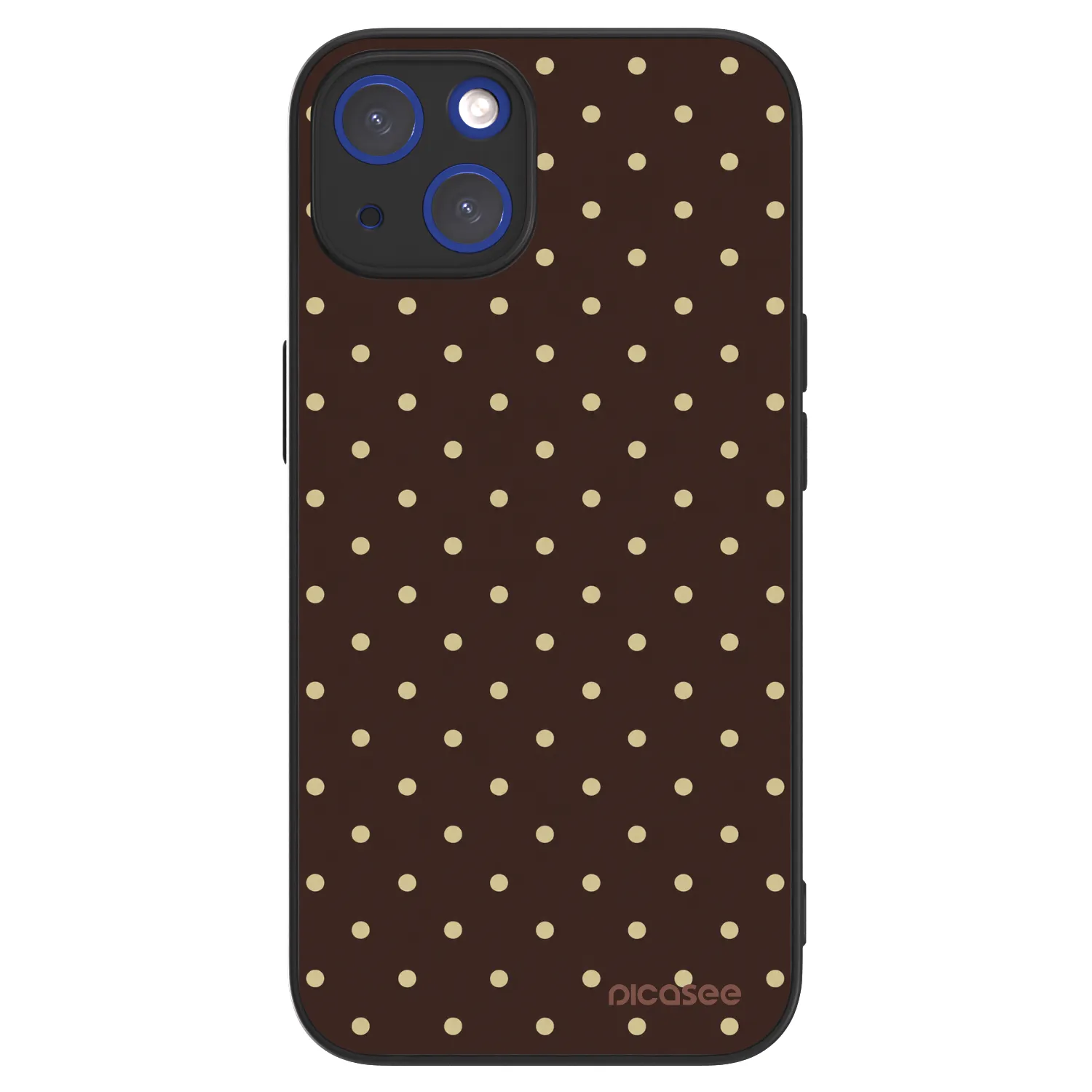 Picasee ULTIMATE CASE Apple iPhone 14 - készülékre - Vanilla Dots & Chocolate
