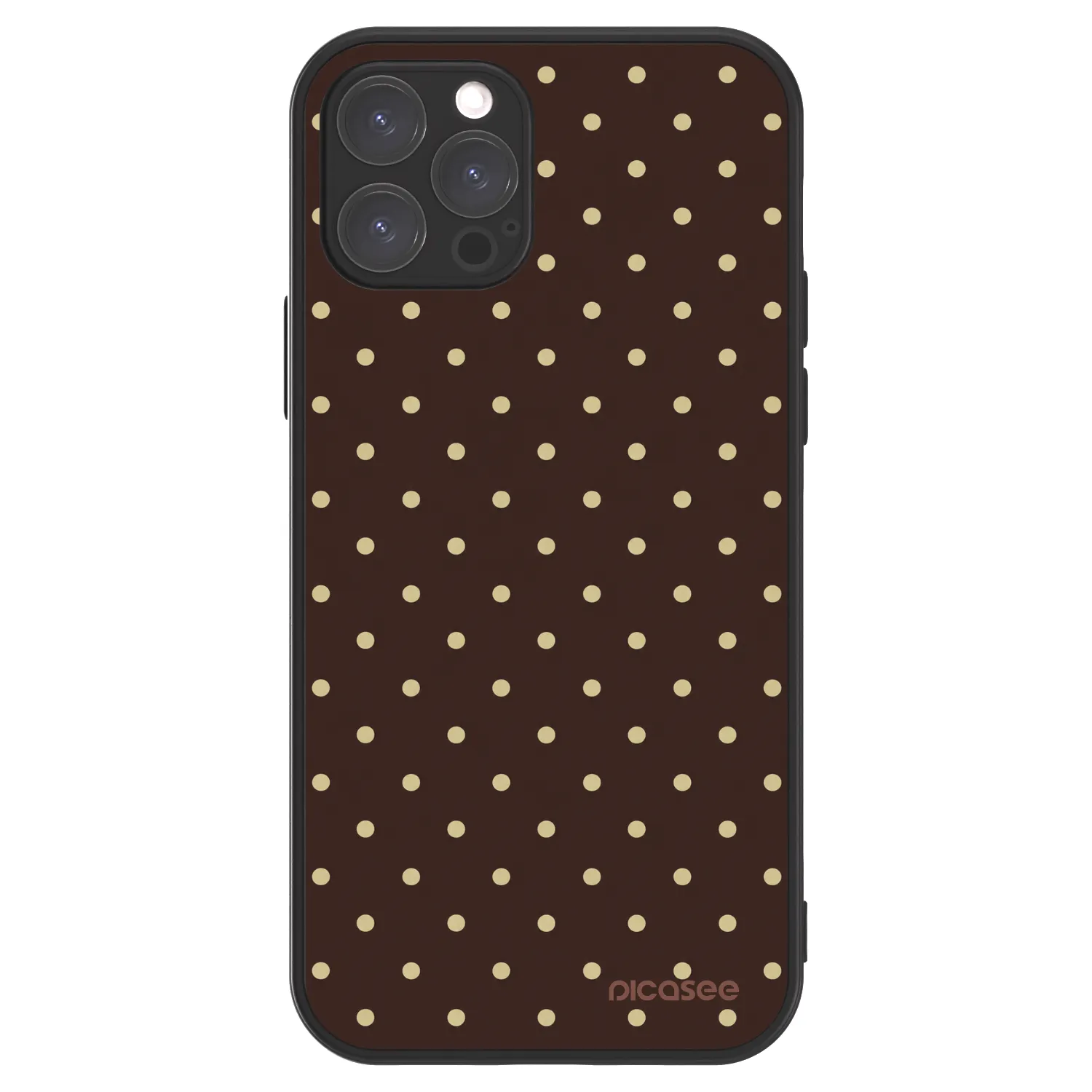 Picasee ULTIMATE CASE MagSafe Apple iPhone 12 Pro - készülékre - Vanilla Dots & Chocolate