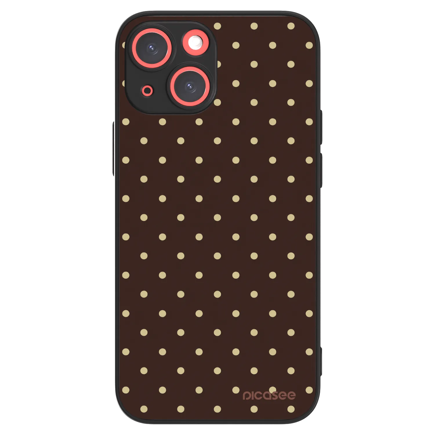 Picasee ULTIMATE CASE MagSafe Apple iPhone 13 mini - készülékre - Vanilla Dots & Chocolate