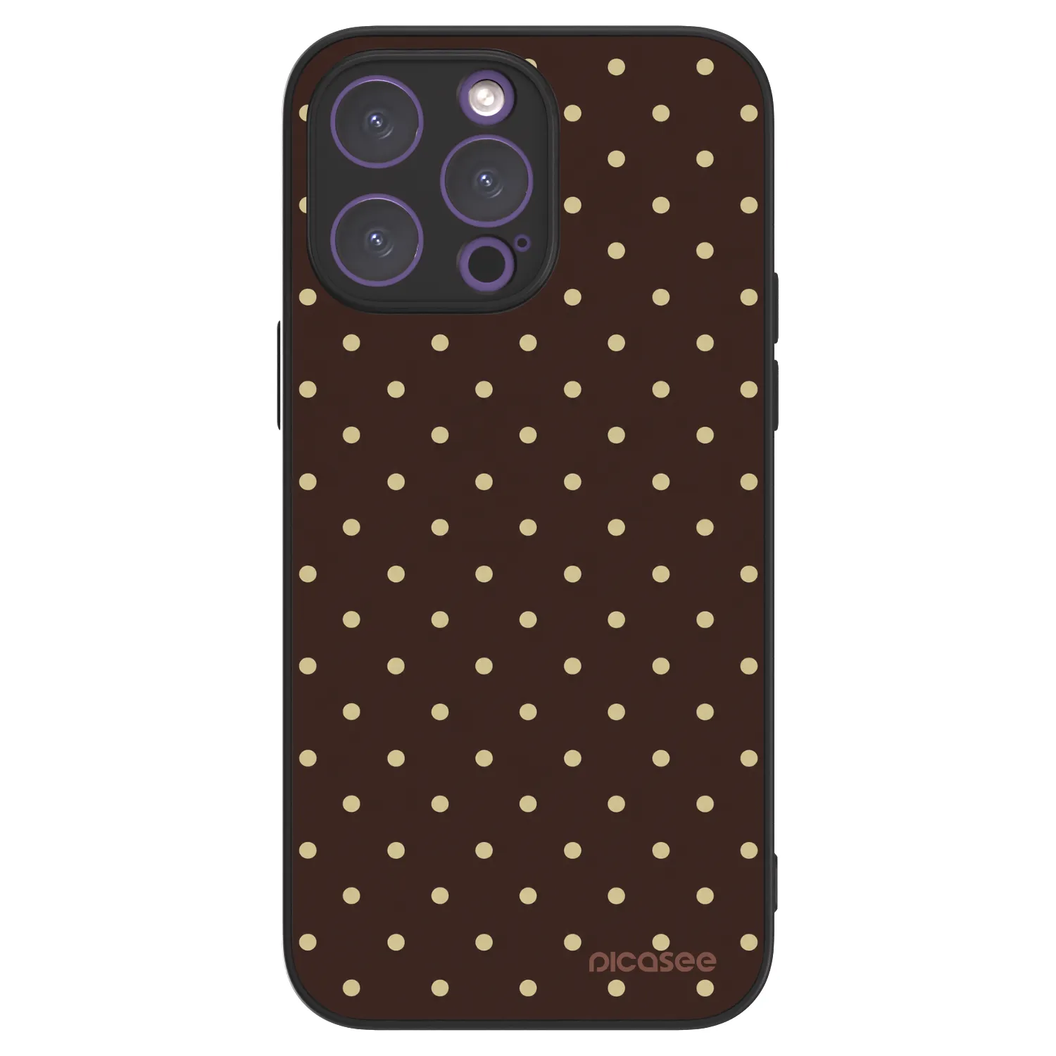 Picasee ULTIMATE CASE MagSafe Apple iPhone 14 Pro Max - készülékre - Vanilla Dots & Chocolate