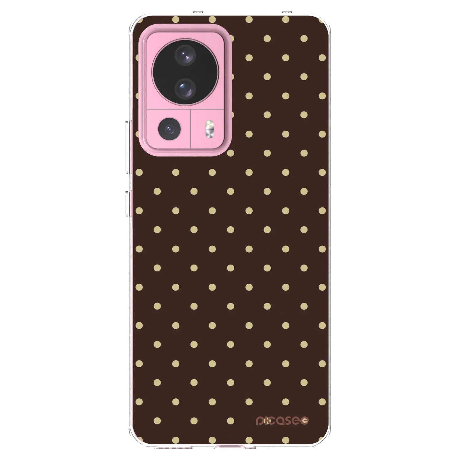 Picasee átlátszó szilikon tok az alábbi mobiltelefonokra Xiaomi 13 Lite - Vanilla Dots & Chocolate