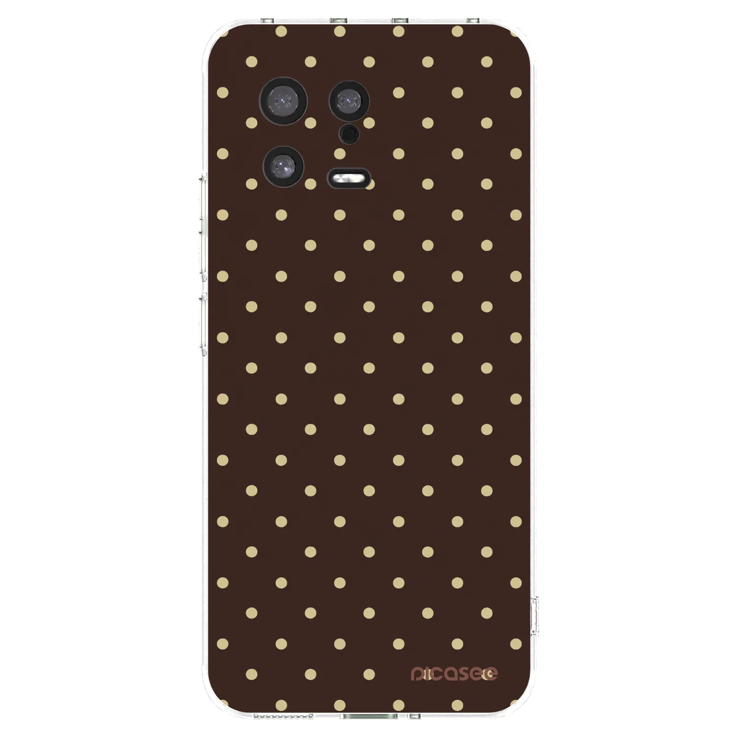 Picasee átlátszó szilikon tok az alábbi mobiltelefonokra Xiaomi 13 - Vanilla Dots & Chocolate