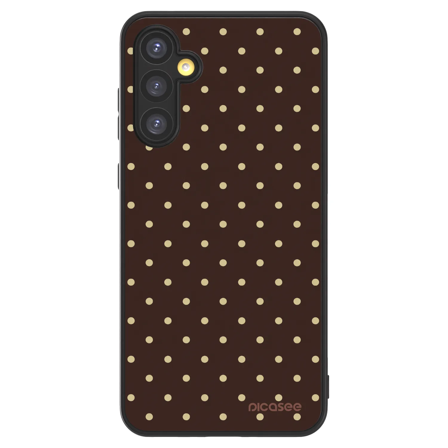 Picasee ULTIMATE CASE Samsung Galaxy A34 5G A346B - készülékre - Vanilla Dots & Chocolate