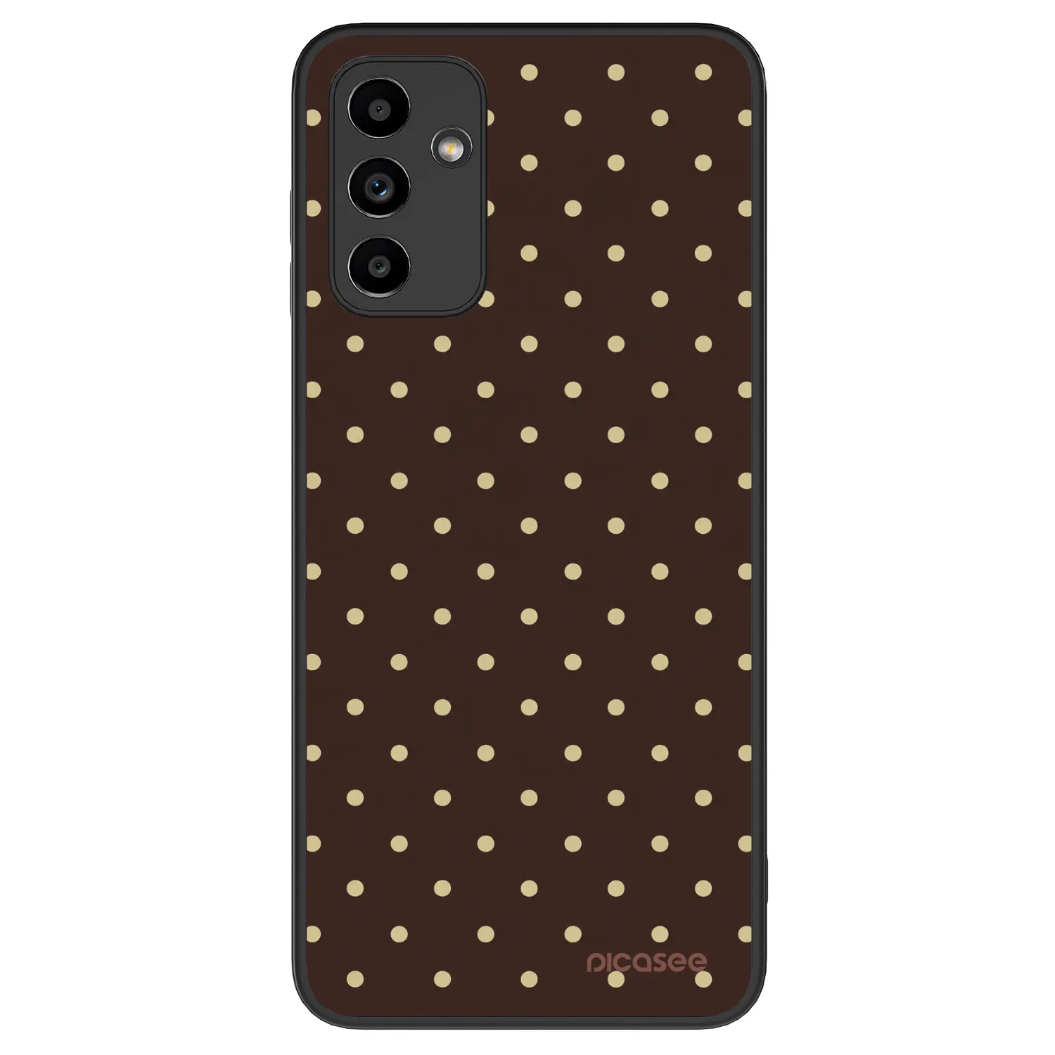Picasee ULTIMATE CASE Samsung Galaxy A04s A047F - készülékre - Vanilla Dots & Chocolate