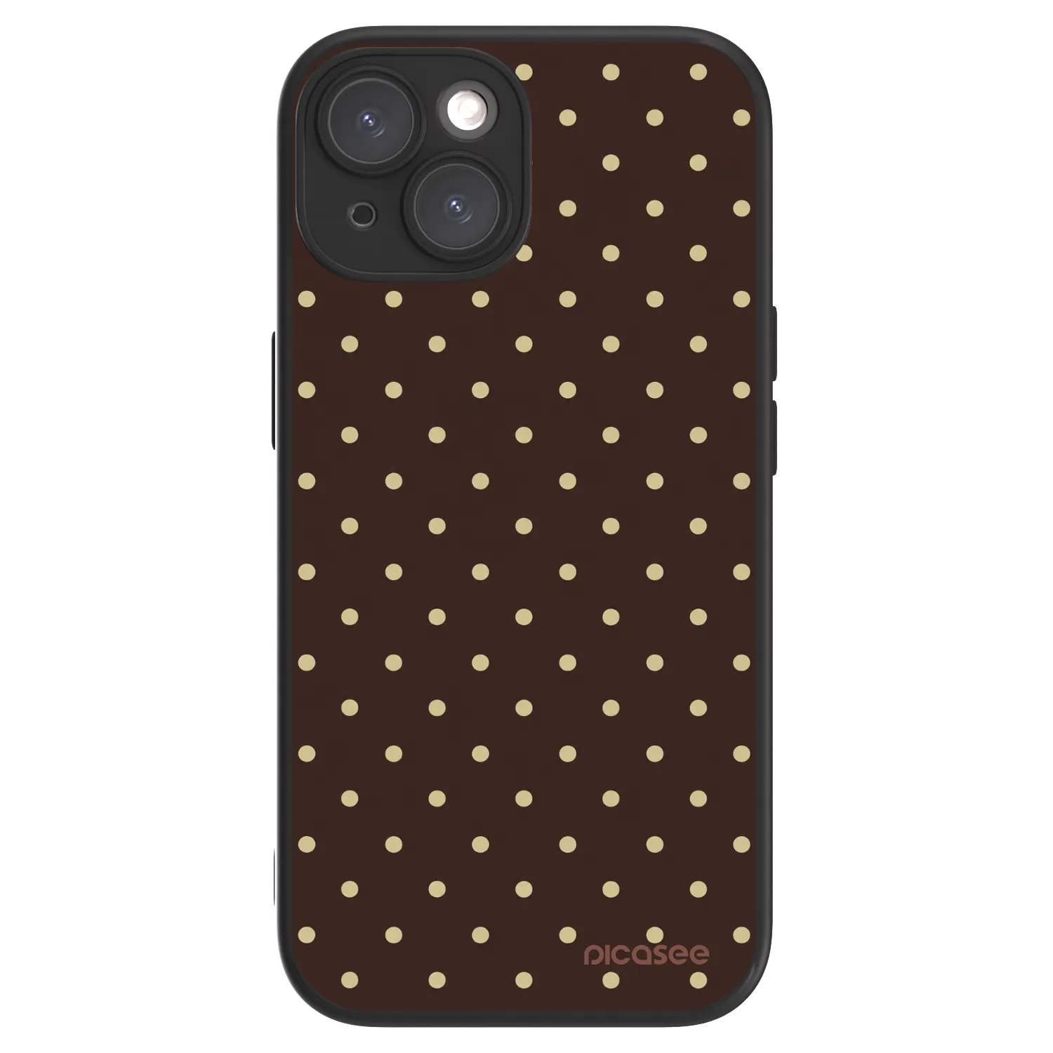 Picasee ULTIMATE CASE MagSafe Apple iPhone 15 - készülékre - Vanilla Dots & Chocolate