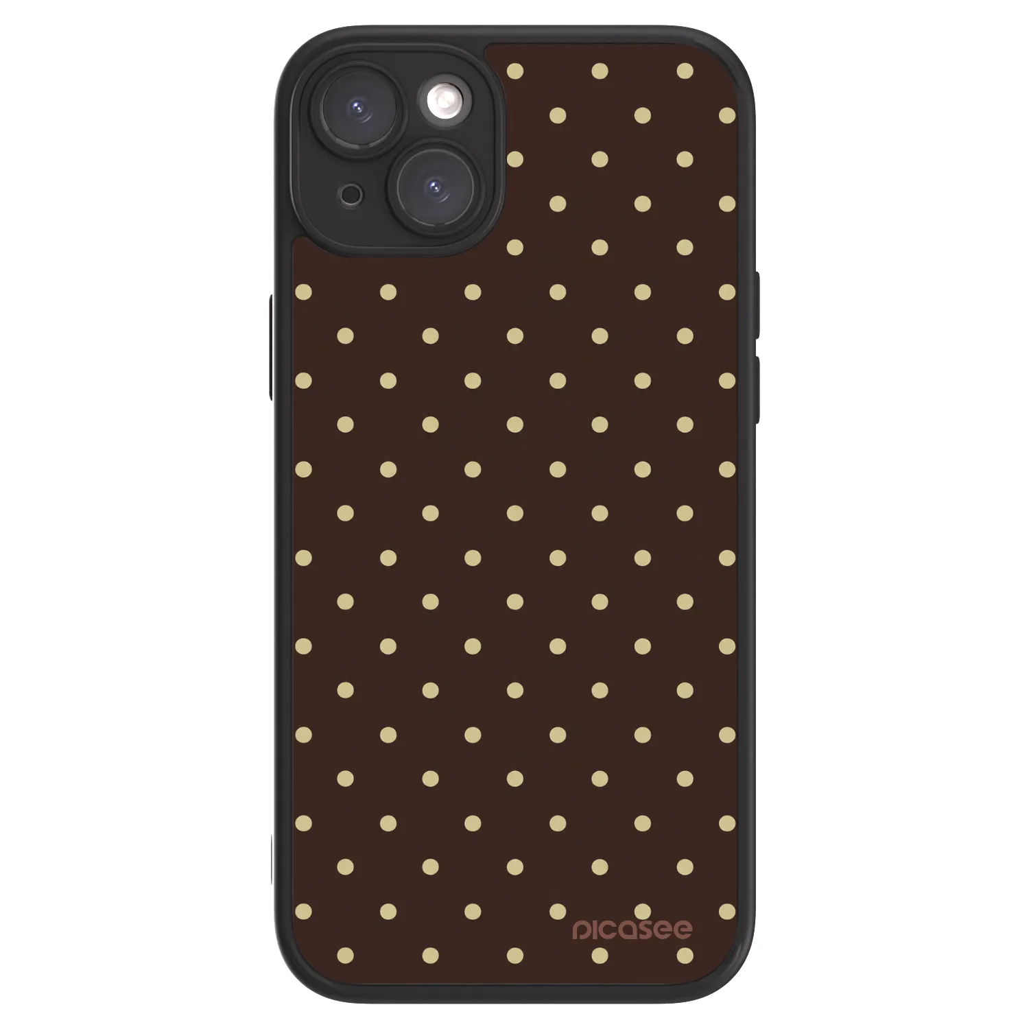 Picasee ULTIMATE CASE Apple iPhone 15 Plus - készülékre - Vanilla Dots & Chocolate