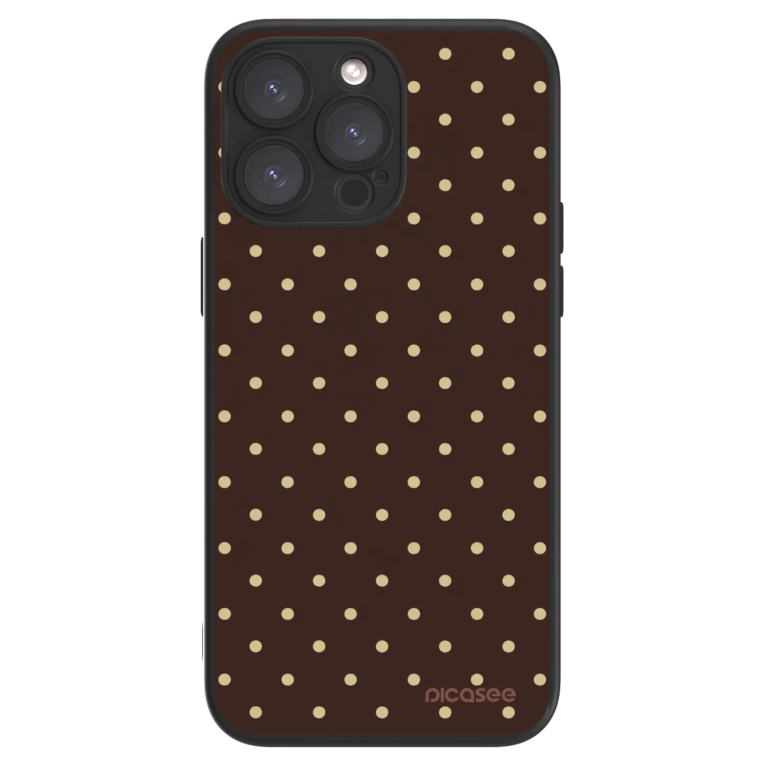Picasee ULTIMATE CASE Apple iPhone 15 Pro Max - készülékre - Vanilla Dots & Chocolate