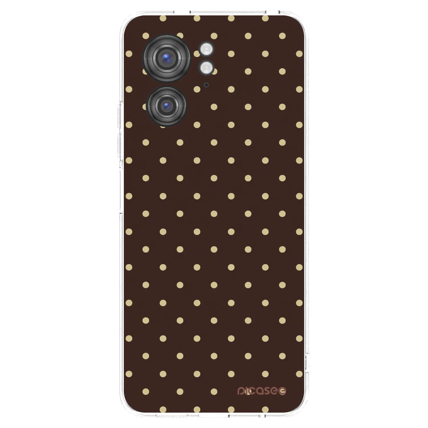 Picasee átlátszó szilikon tok az alábbi mobiltelefonokra Motorola Edge 40 - Vanilla Dots & Chocolate