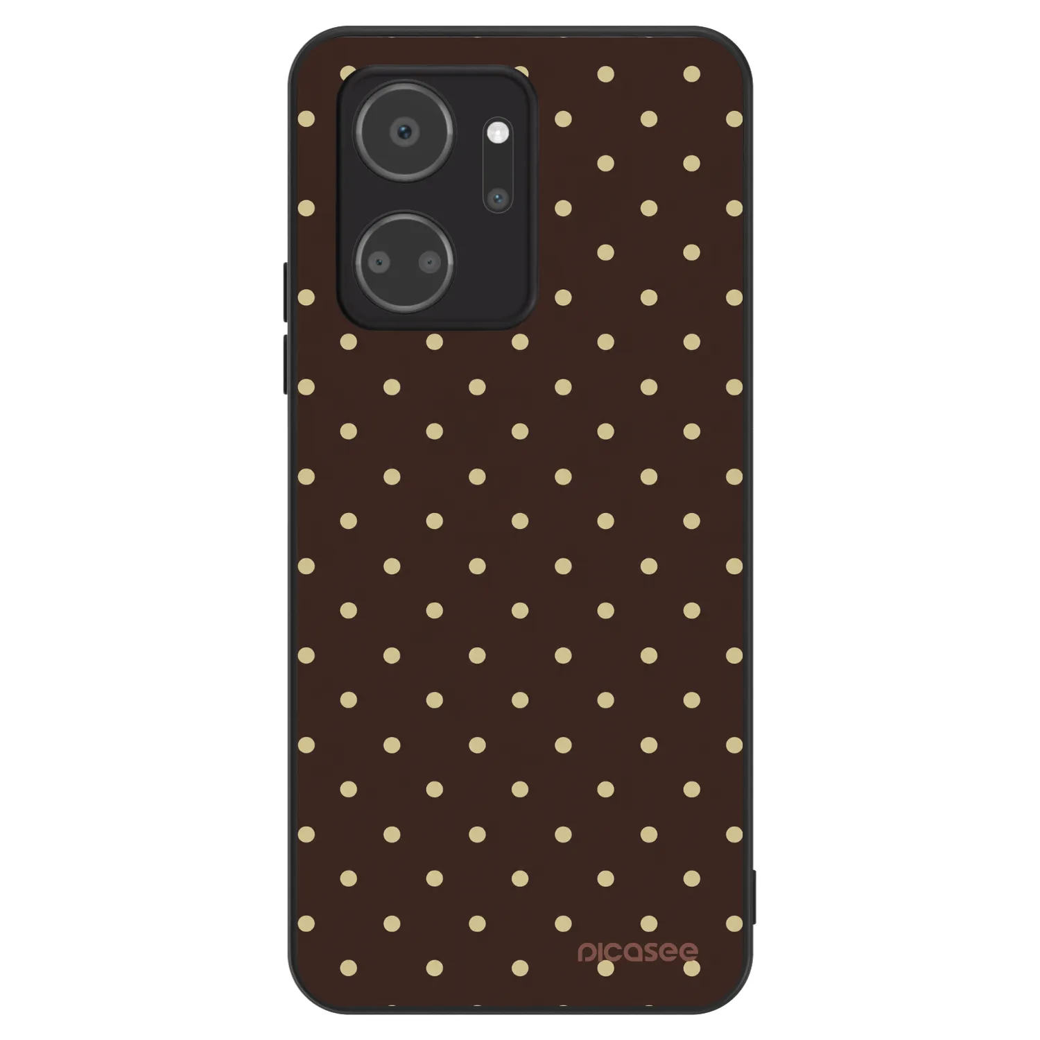 Picasee ULTIMATE CASE Honor X7a - készülékre - Vanilla Dots & Chocolate