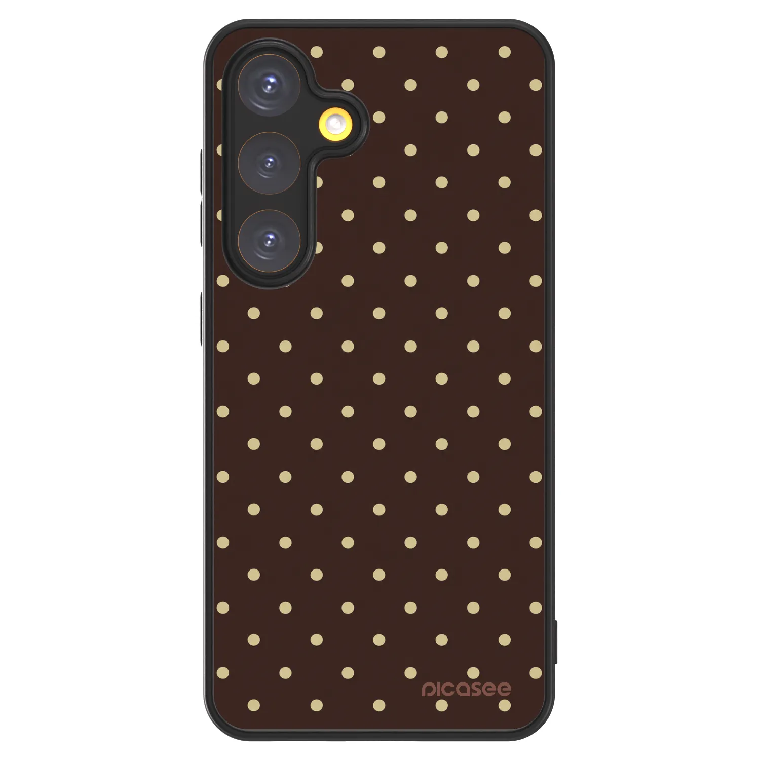Picasee ULTIMATE CASE Samsung Galaxy S24 S921B 5G - készülékre - Vanilla Dots & Chocolate