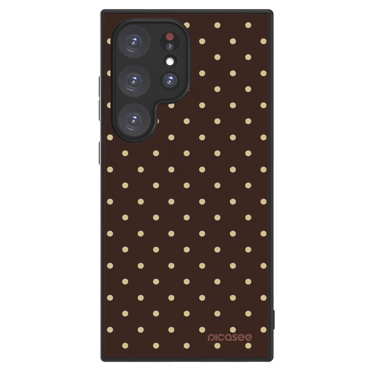 Picasee ULTIMATE CASE Samsung Galaxy S24 Ultra S928B 5G - készülékre - Vanilla Dots & Chocolate